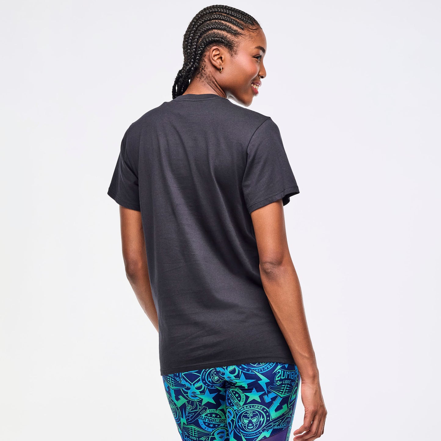 Zumba® Libre Crew Neck Tee 2.0 - Bold Black