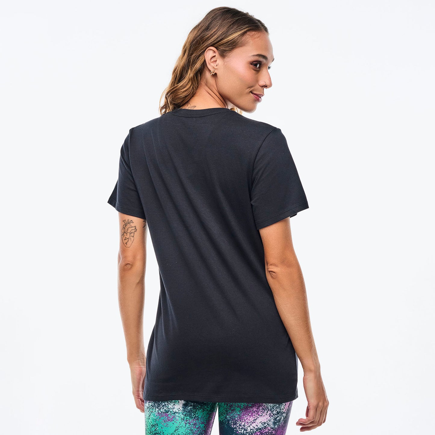 Apres Zumba® Unisex Crew Neck Tee - Bold Black