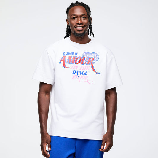 Zumba® Amour Oversized Crew Neck Top