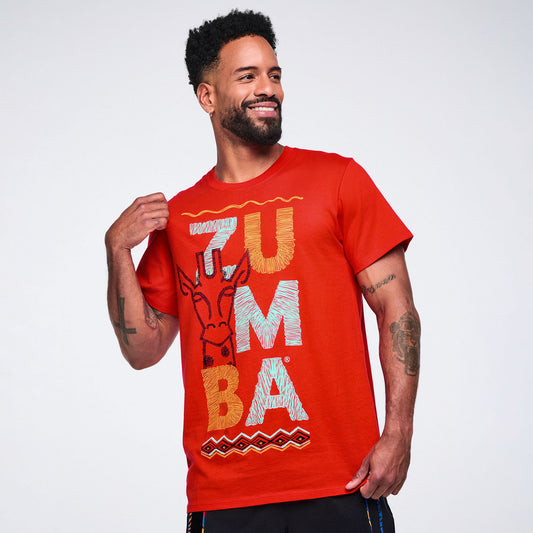 Wildbeat Unisex Crew Neck Tee - Red