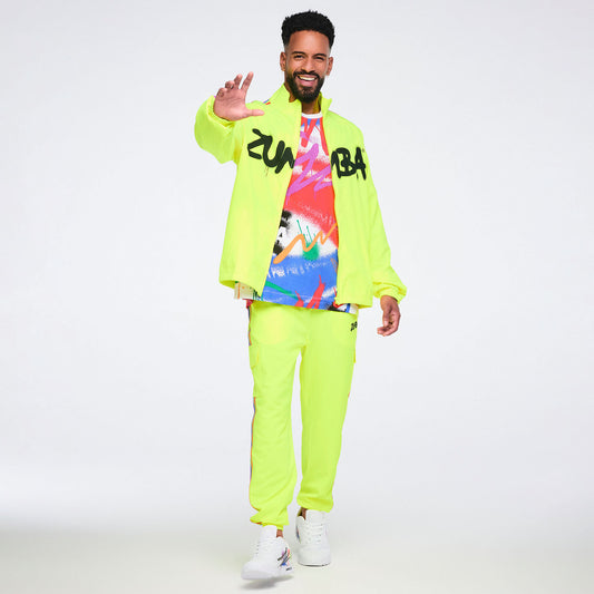 Pride Mock Neck Woven Jacket