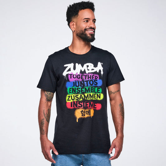 Pride Unisex Crew Neck Tee - Black