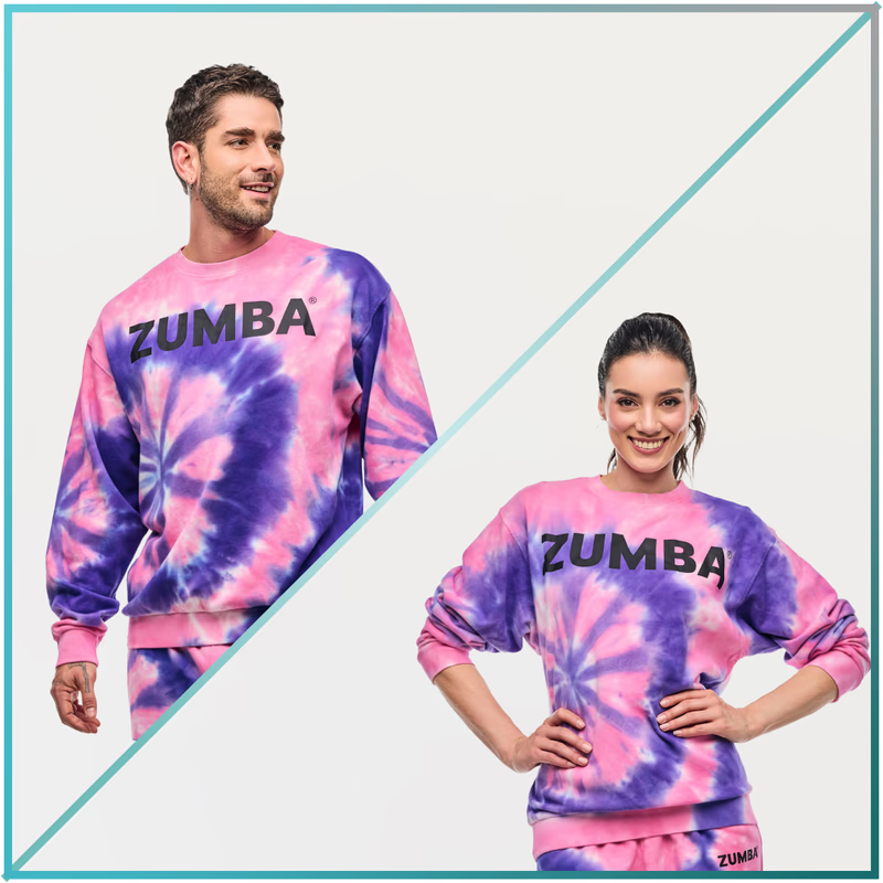 | Neon Pullover Sweatshirt - Pink/Purple