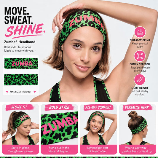 |ZA|Headband Funscape Turban  - Kelly Green