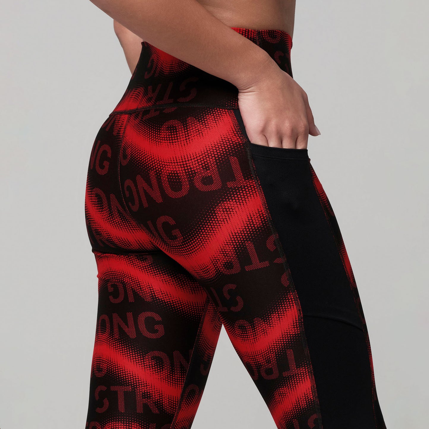 STRONG iD'2024 Heat Map High Waisted Ankle Leggings