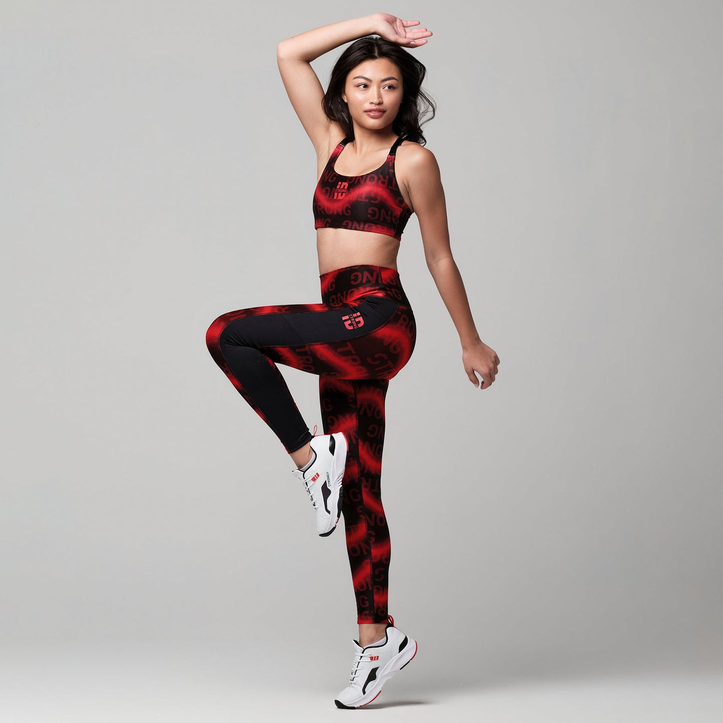 STRONG iD'2024 Heat Map High Waisted Ankle Leggings