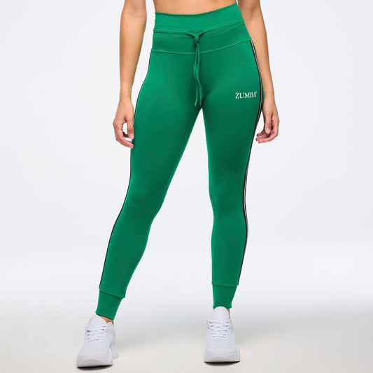 Zumba® Prep High Waisted Jogger Leggings - Very Verde