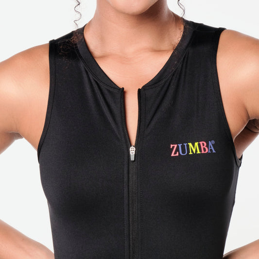 Zumba® Prep Long Bodysuit With Mesh Back