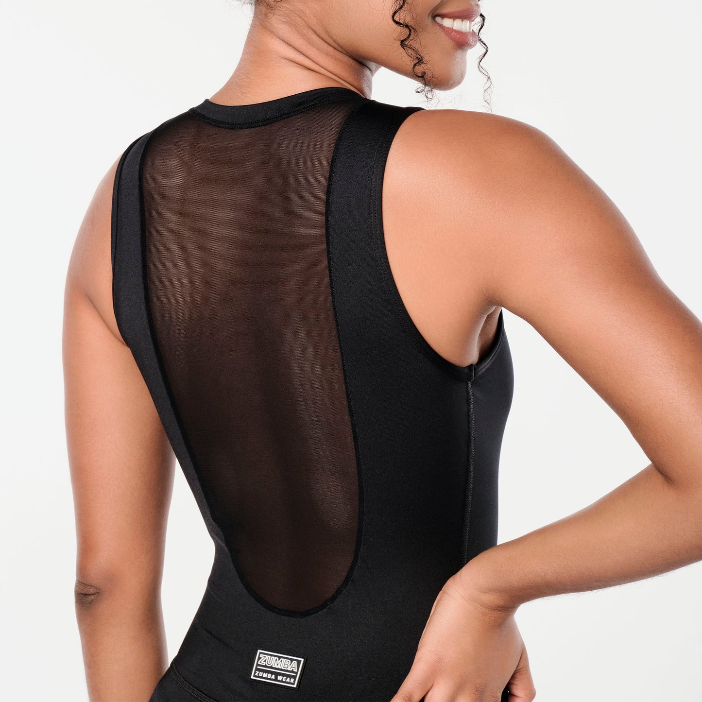 Zumba® Prep Long Bodysuit With Mesh Back