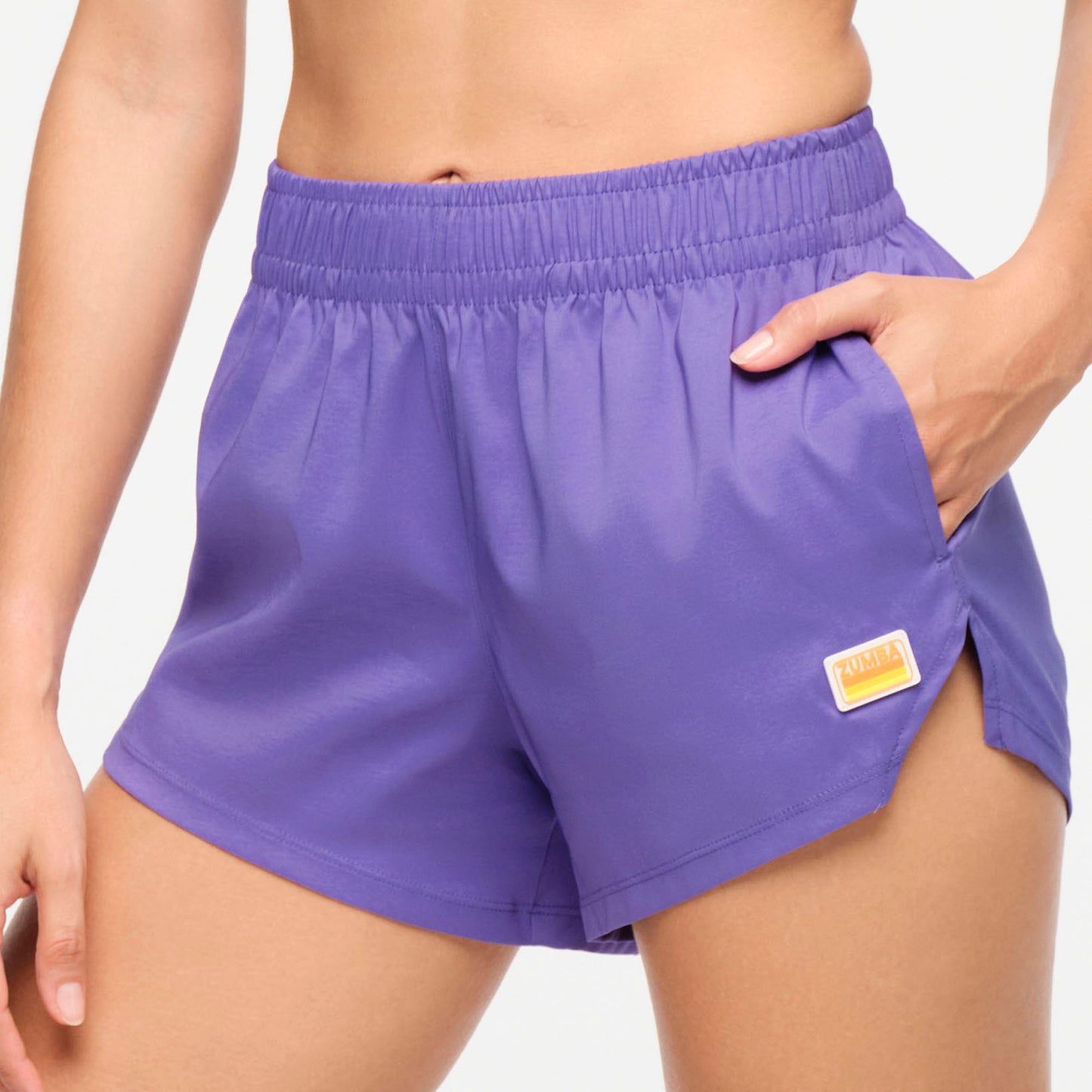 Zumba® Explore Woven Shorts - Purple Pop