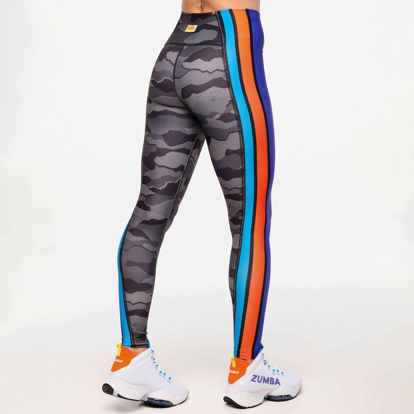 Zumba® Explore High Waisted Ankle Leggings With Side Panels