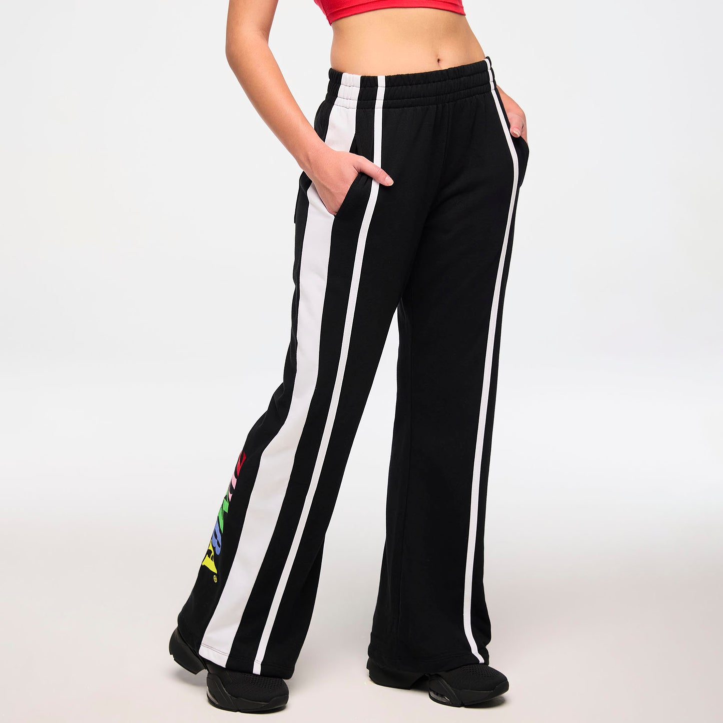 Zumba® Haus Knit Flared Leg Sweatpants