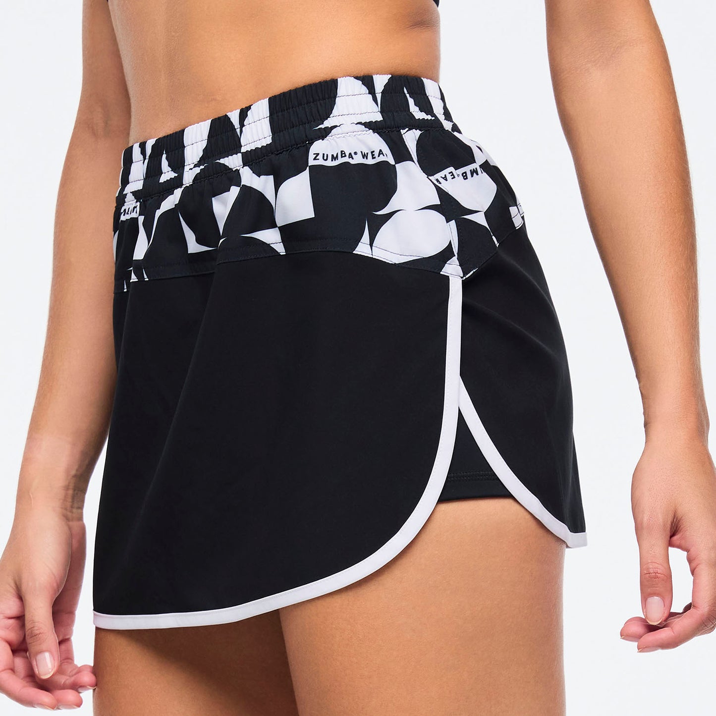 Zumba® Haus Color Blocked Woven Skort