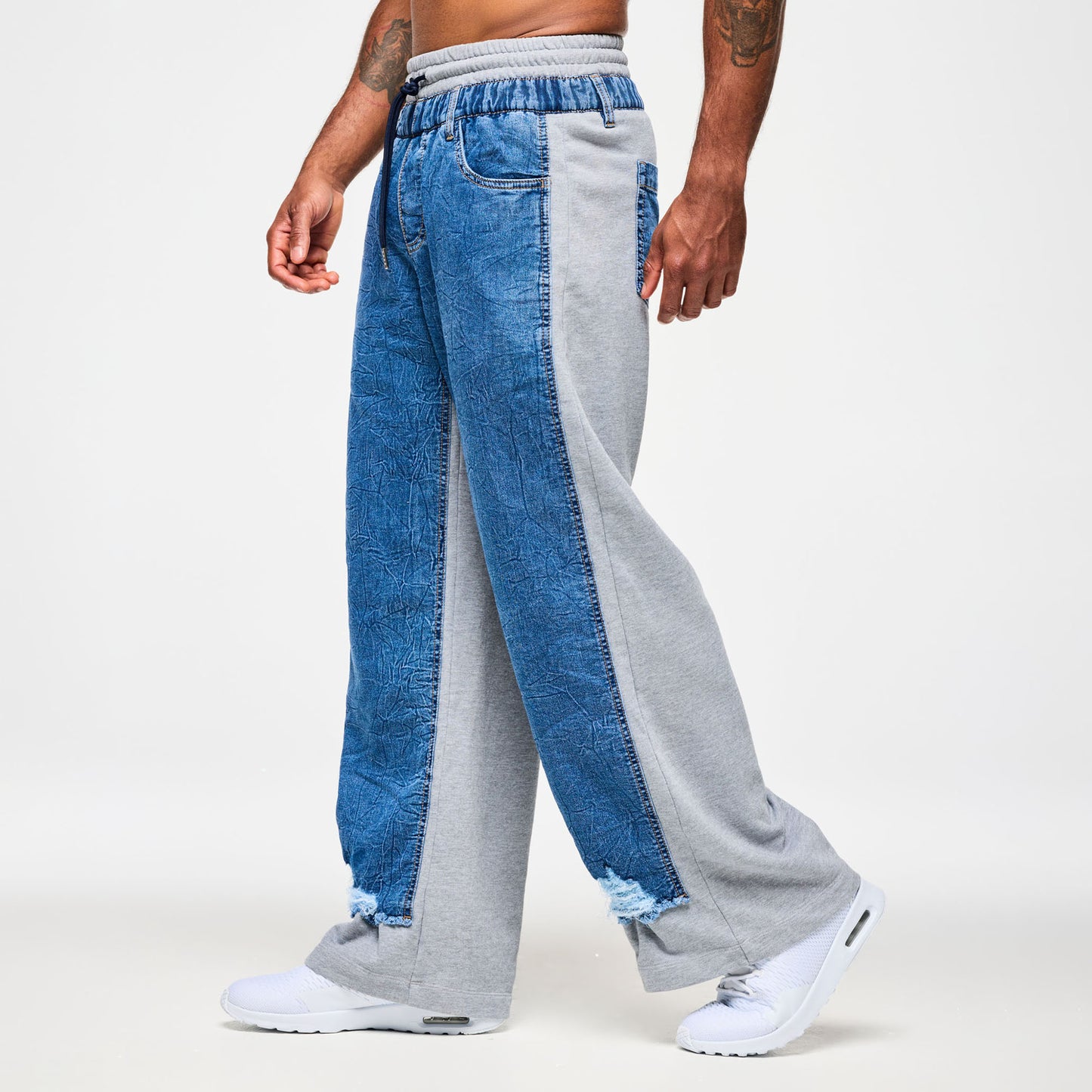 ***LOW INVENTORY*** Blue Jean Denim Sweatpants