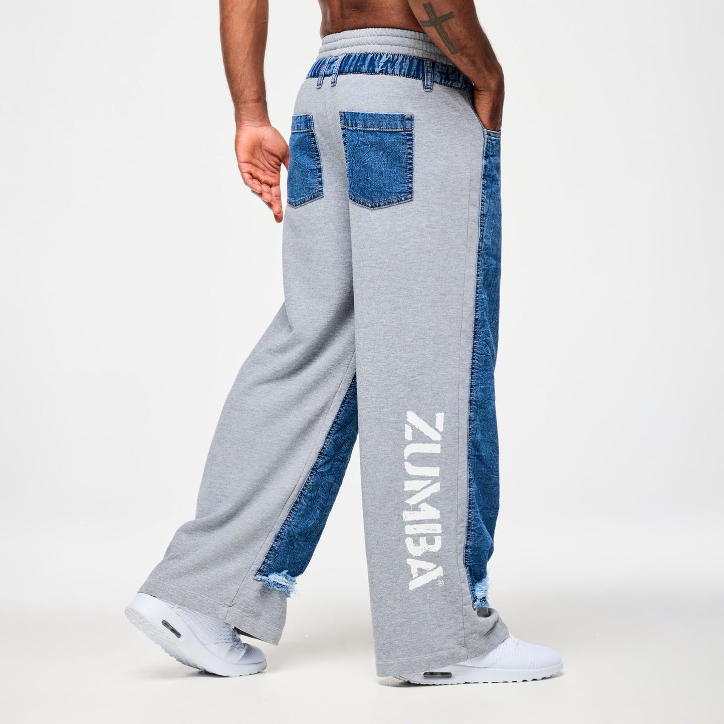 ***LOW INVENTORY*** Blue Jean Denim Sweatpants