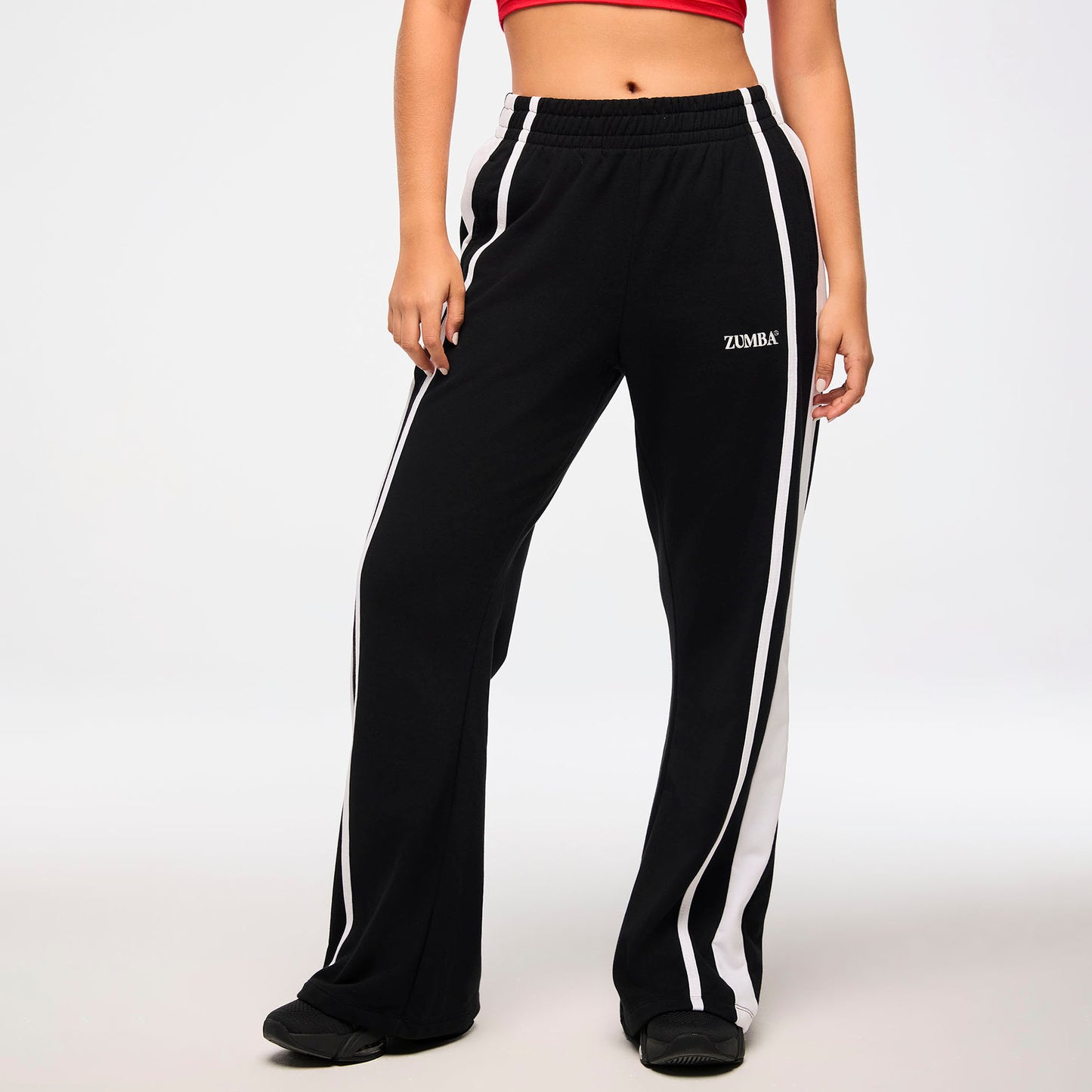 Zumba® Haus Wide Leg Sweatpants With Side Panel