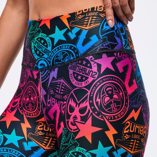 Zumba® Libre High Waisted Biker Shorts