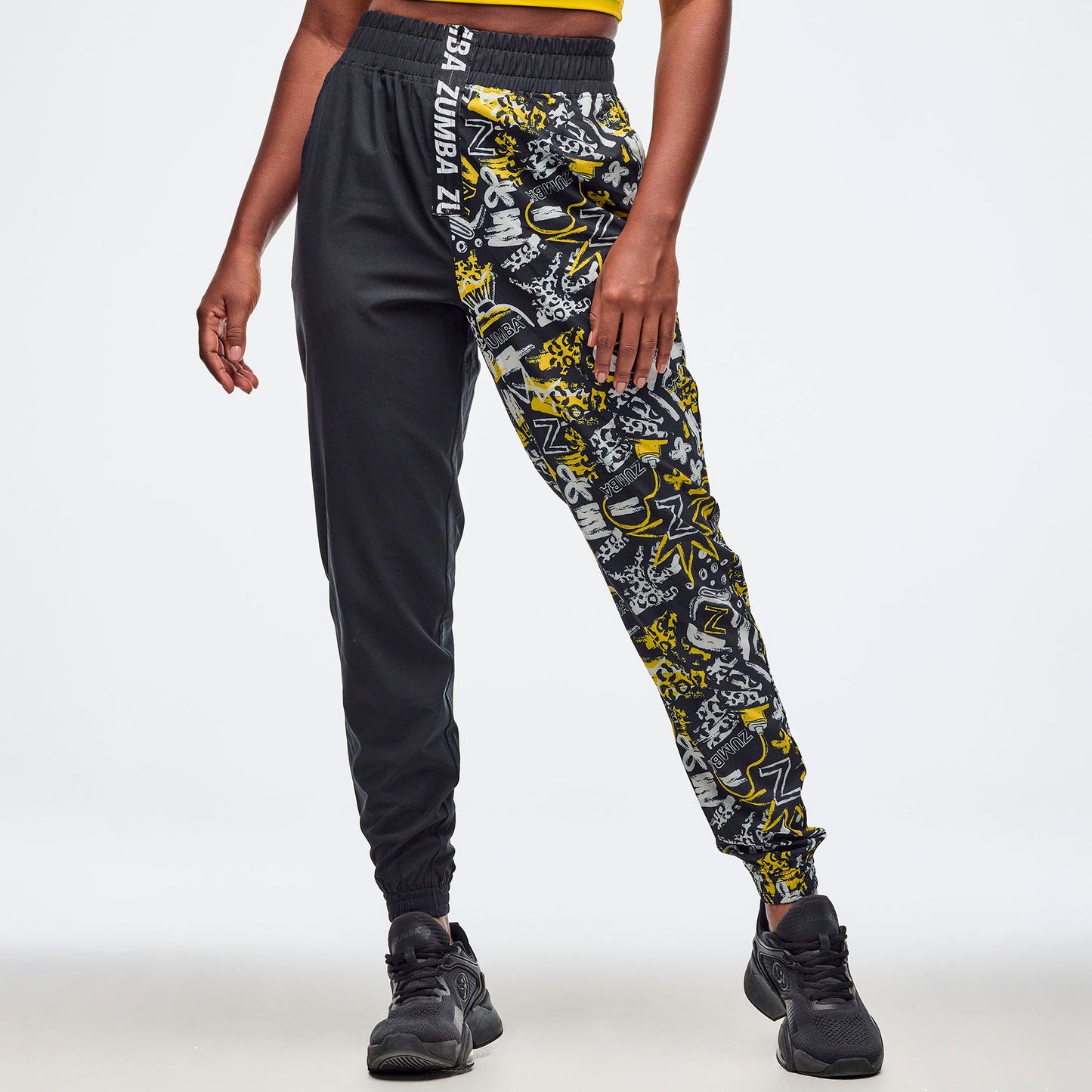 Sizzlin' High Waisted Zip Front Track Pants