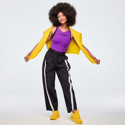 Apres Zumba®  High Rise Crop Track Pants