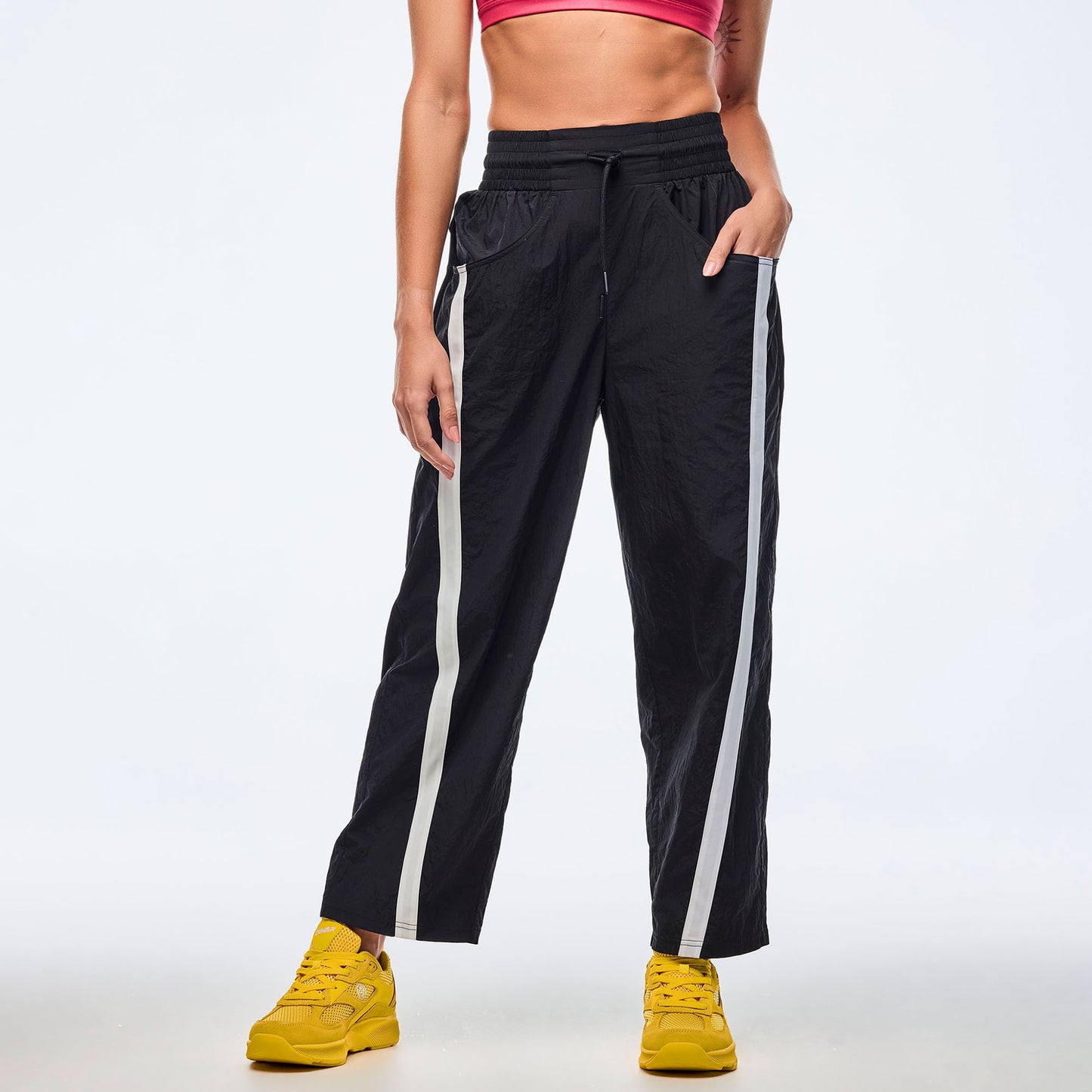 Apres Zumba®  High Rise Crop Track Pants