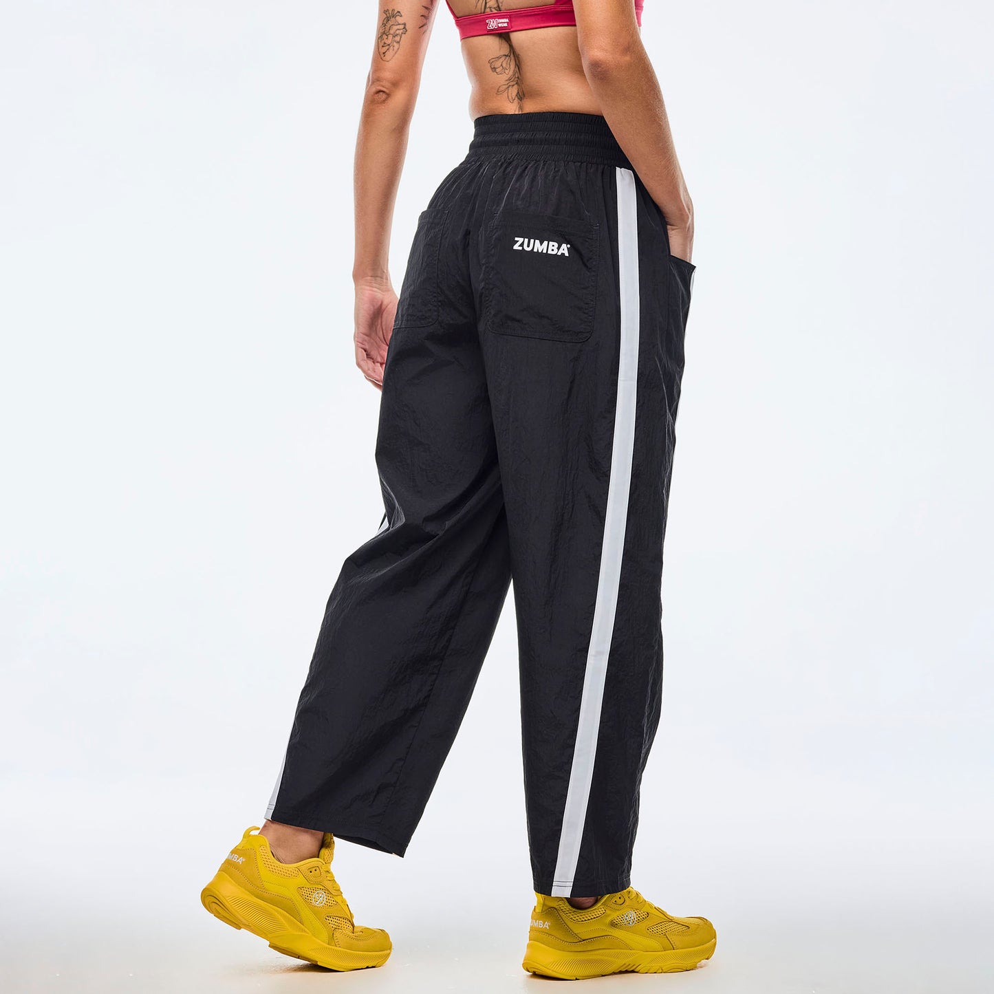 Apres Zumba®  High Rise Crop Track Pants