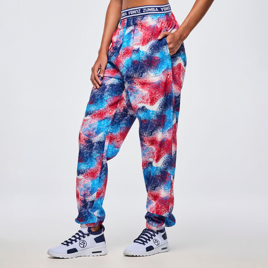 Apres Zumba®  Double Waisted Slouch Woven Pants