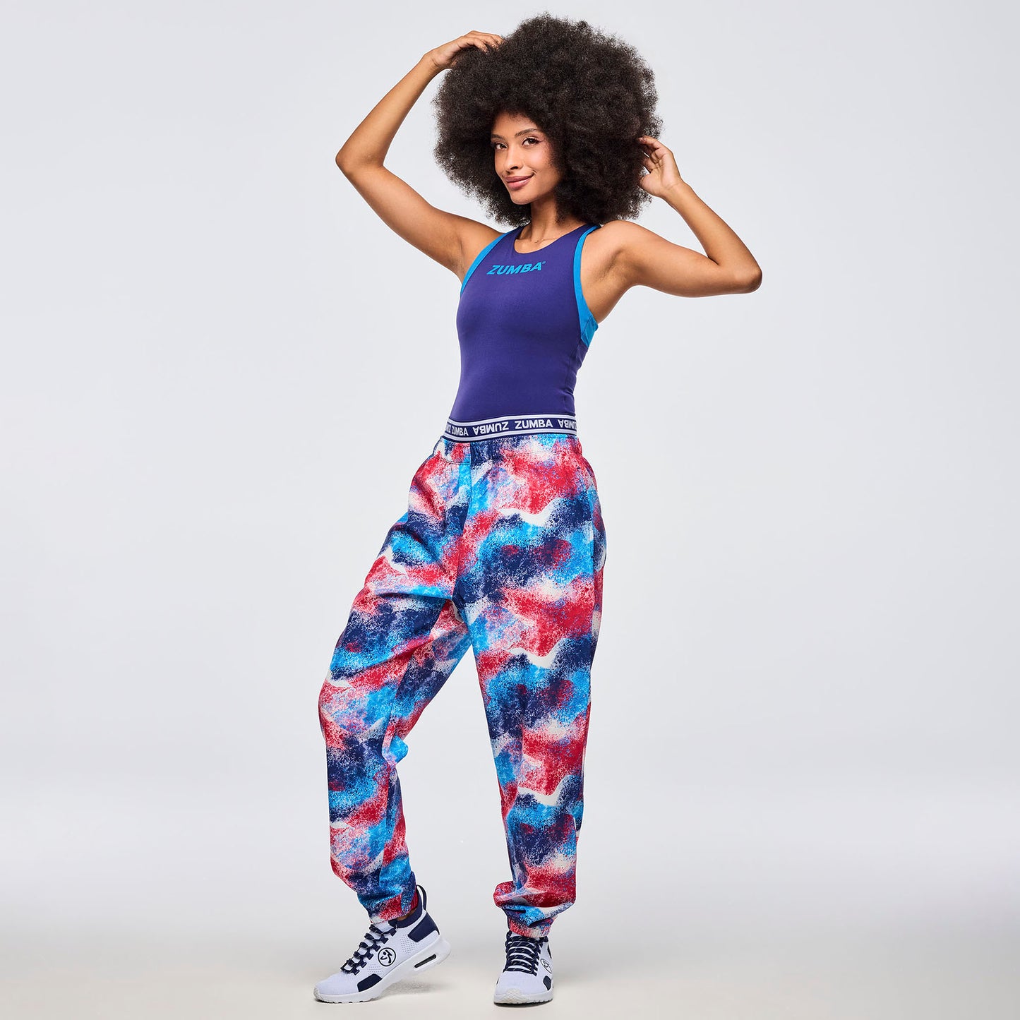 Apres Zumba®  Double Waisted Slouch Woven Pants