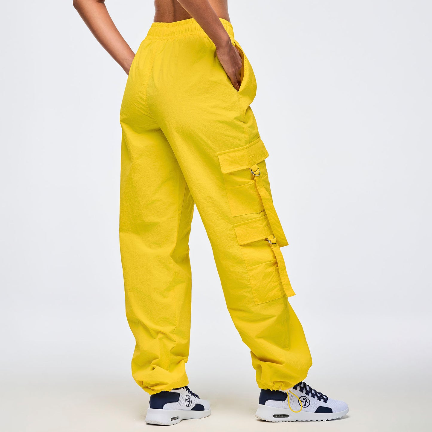 Apres Zumba®  High Rise Cargo Pants With Tassels