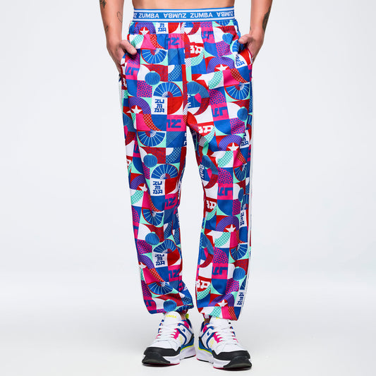 Eastern Flavor Double Waisted Slouch Woven Pants