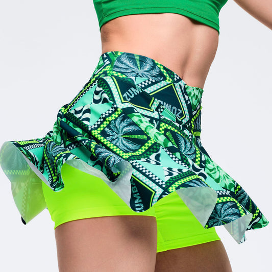 Latin Movement Crossover Waistband Skort
