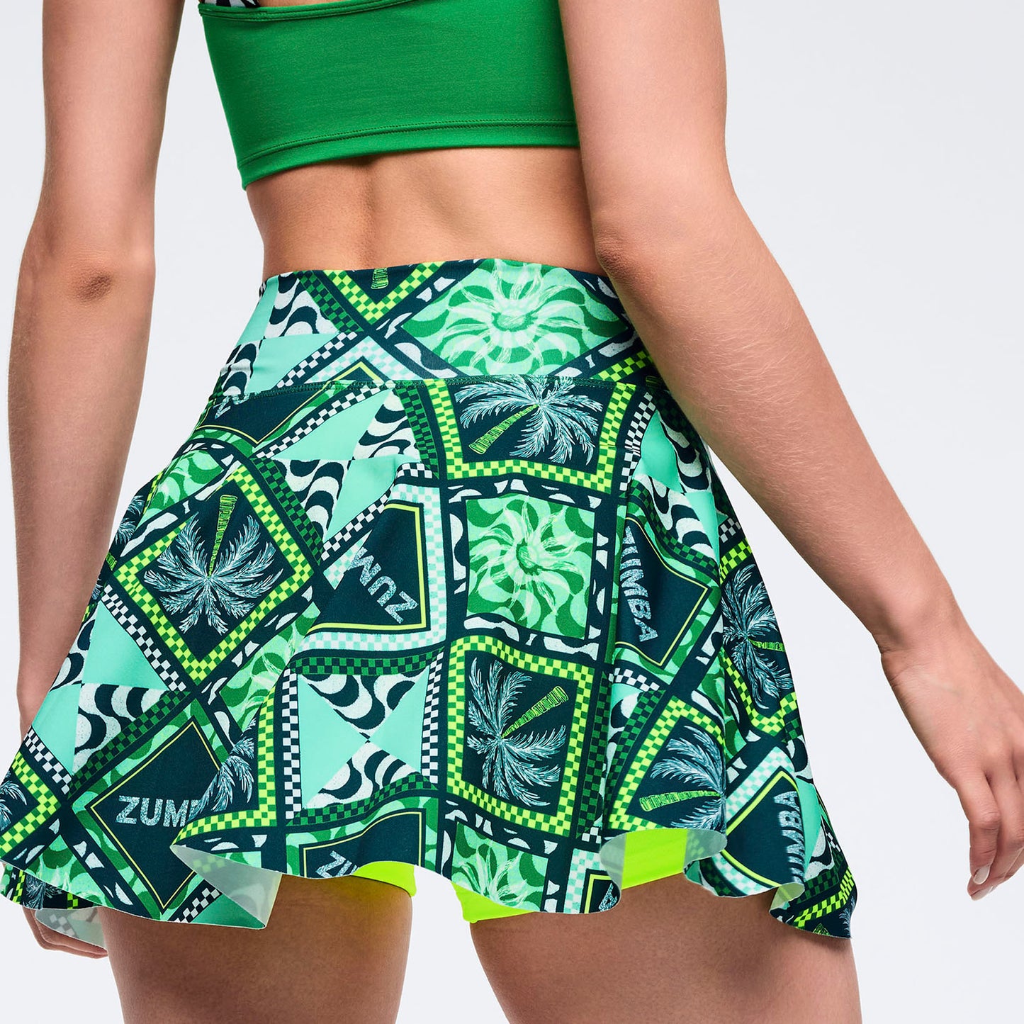 Latin Movement Crossover Waistband Skort