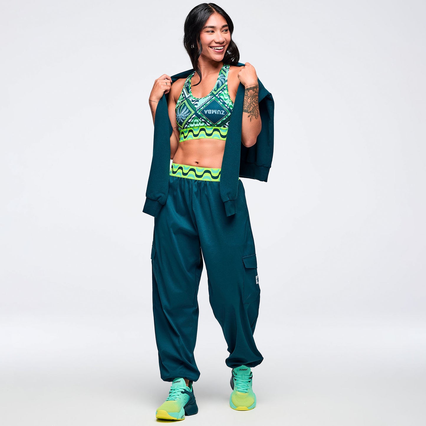 Latin Movement Parachute Cargo Pants