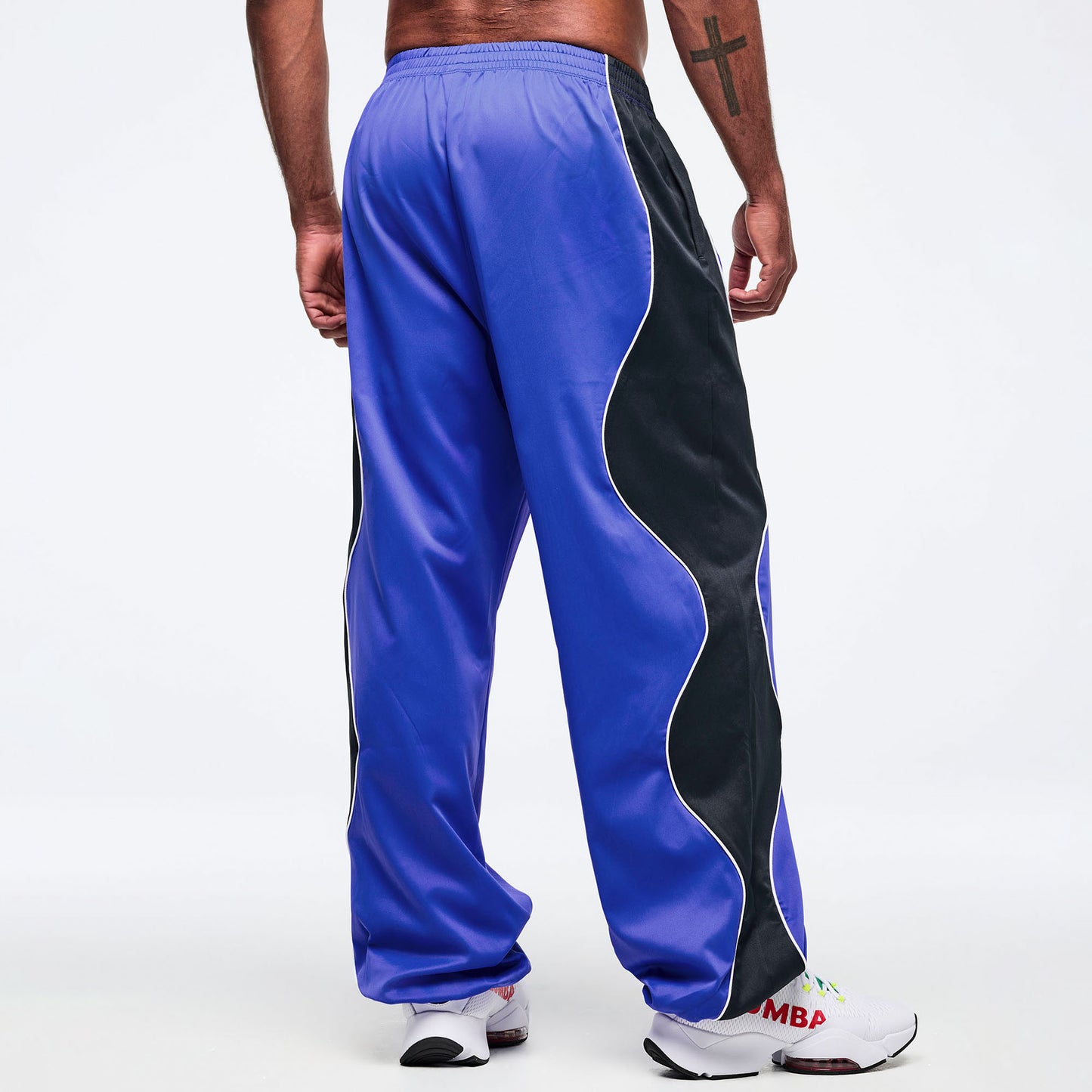 Latin Movement Wavy Track Pants - So Into Blue
