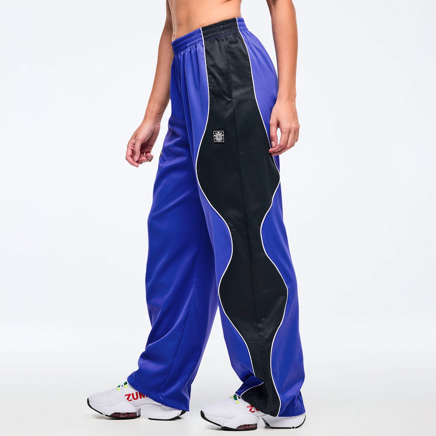 Latin Movement Wavy Track Pants - So Into Blue