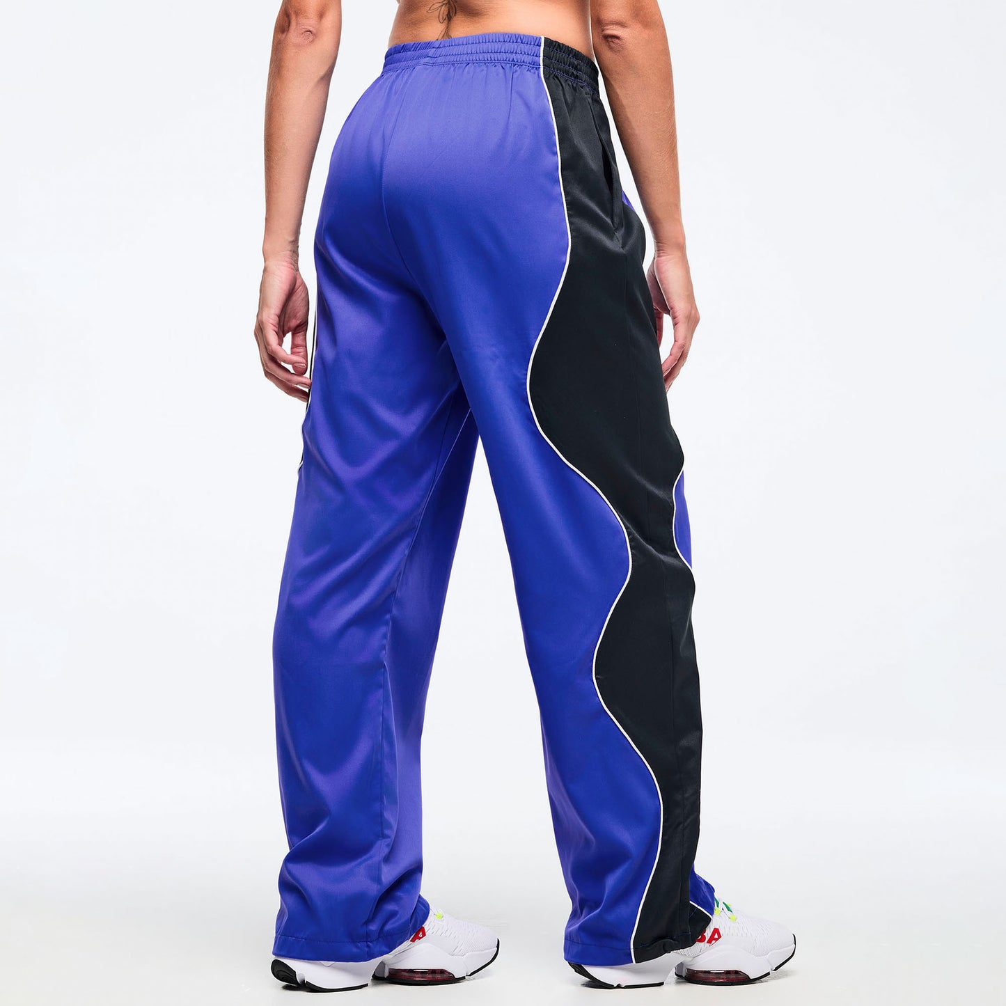 Latin Movement Wavy Track Pants - So Into Blue
