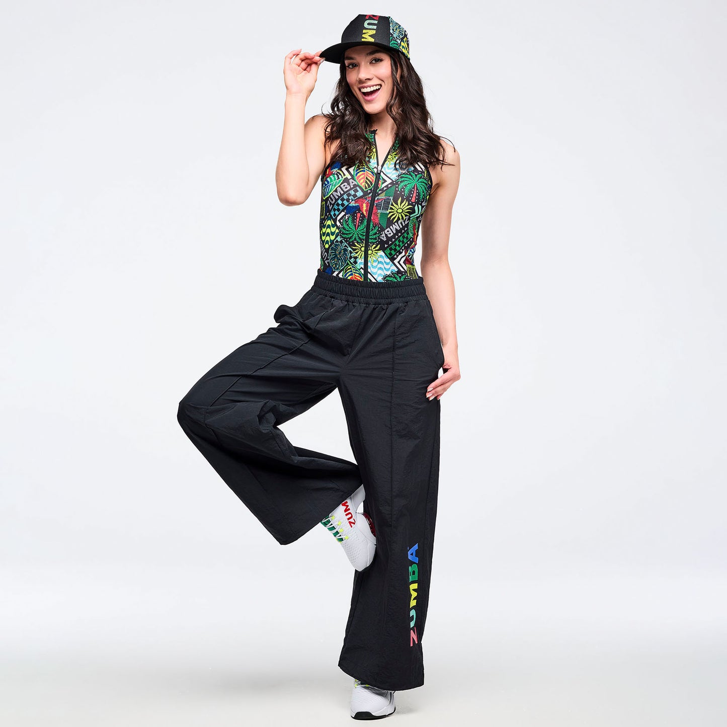 Latin Movement Z-Lift Bodysuit With Mesh Back