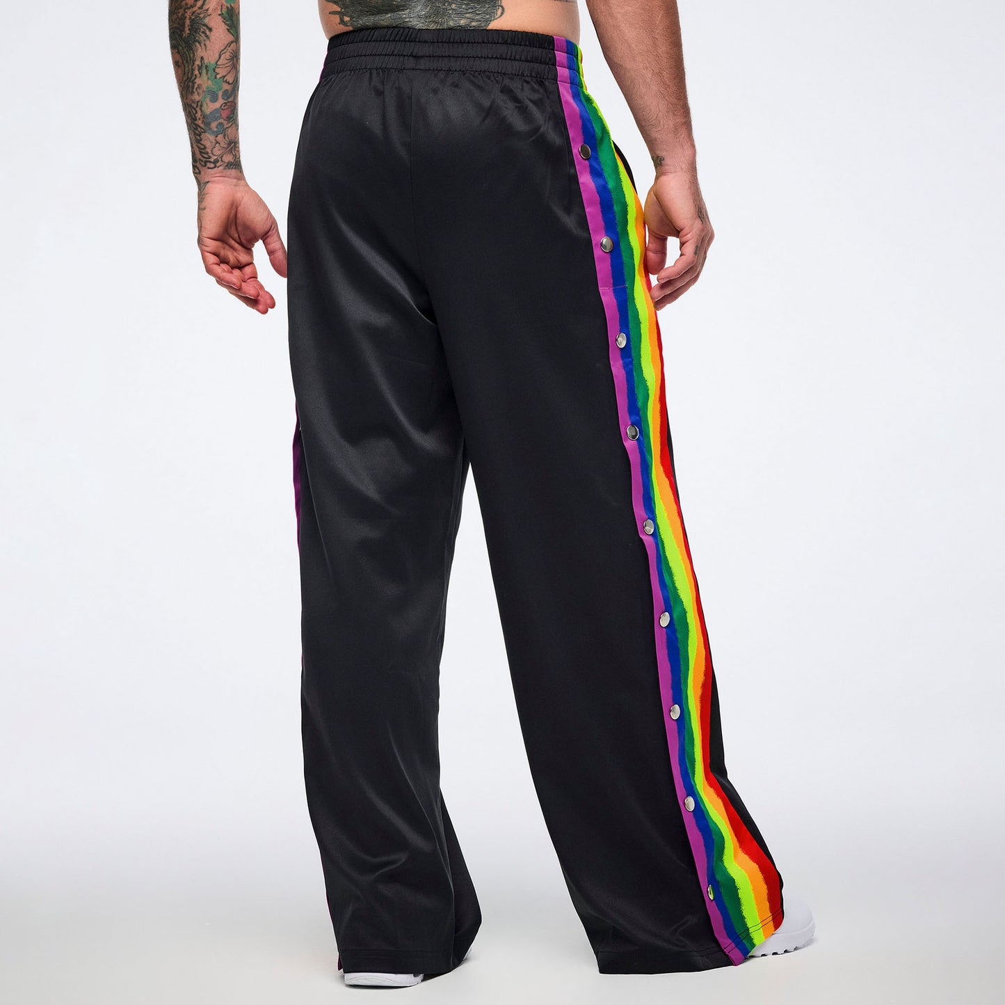 Pride Wide Leg Pants Side Snaps