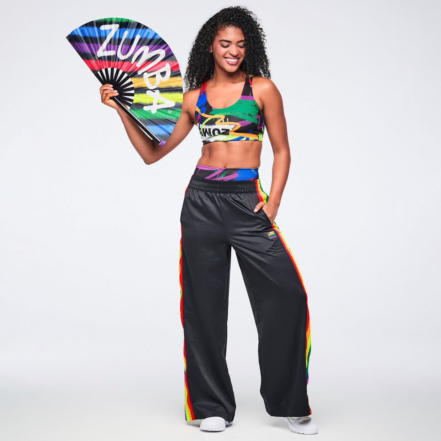 Pride Wide Leg Pants Side Snaps