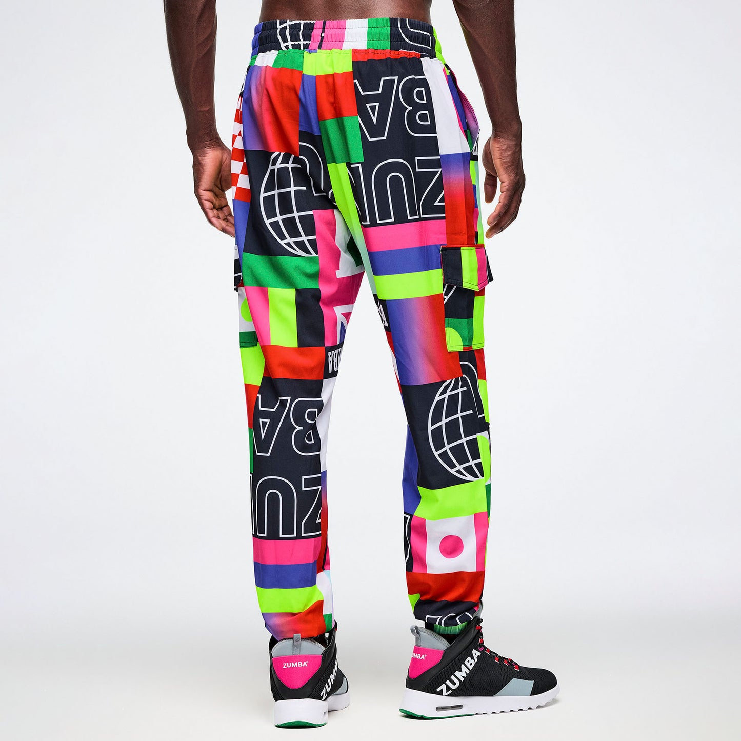 Worldwide Cargo Pants - Red/Blue