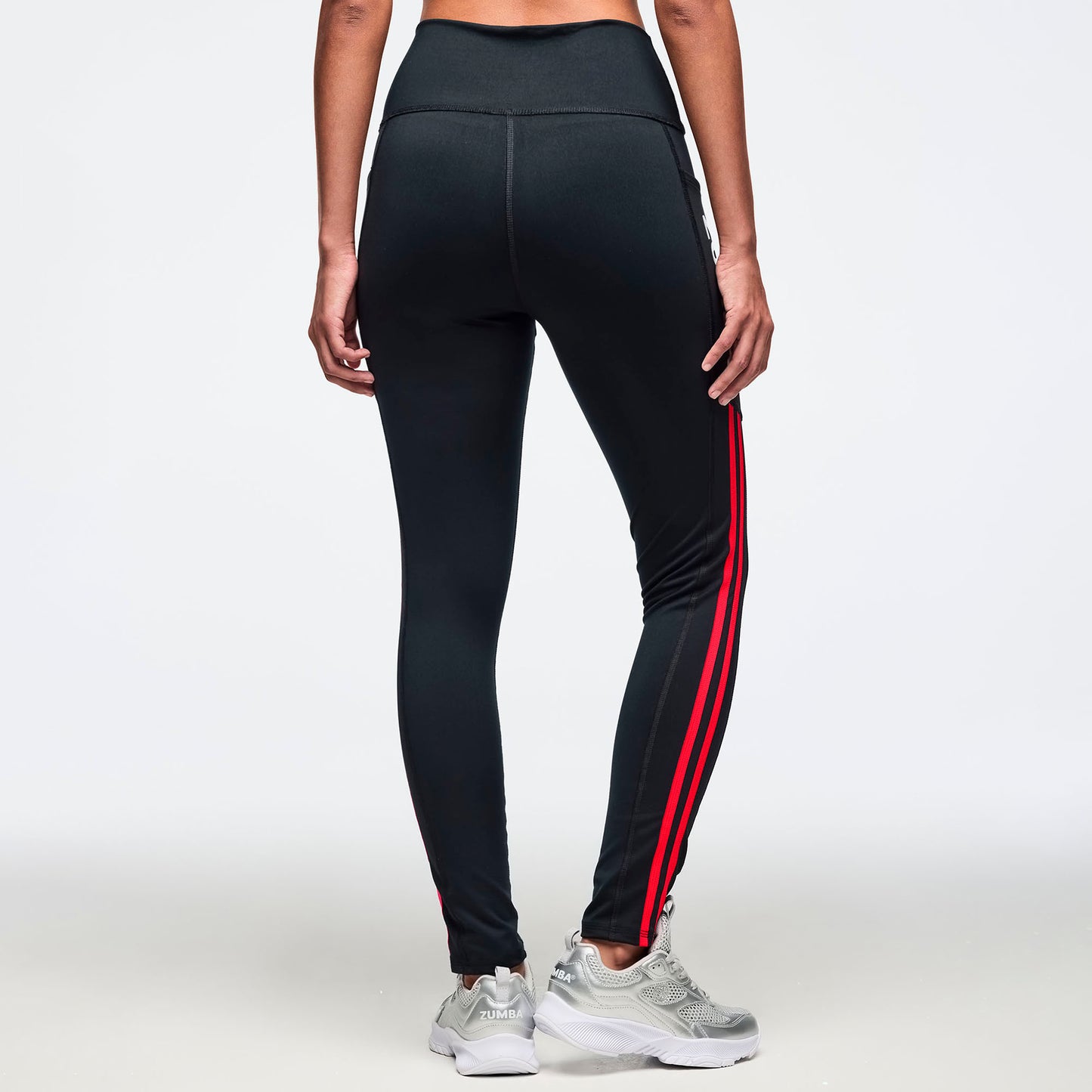 Zumba® 25 High Rise Ankle Leggings - Bold Black