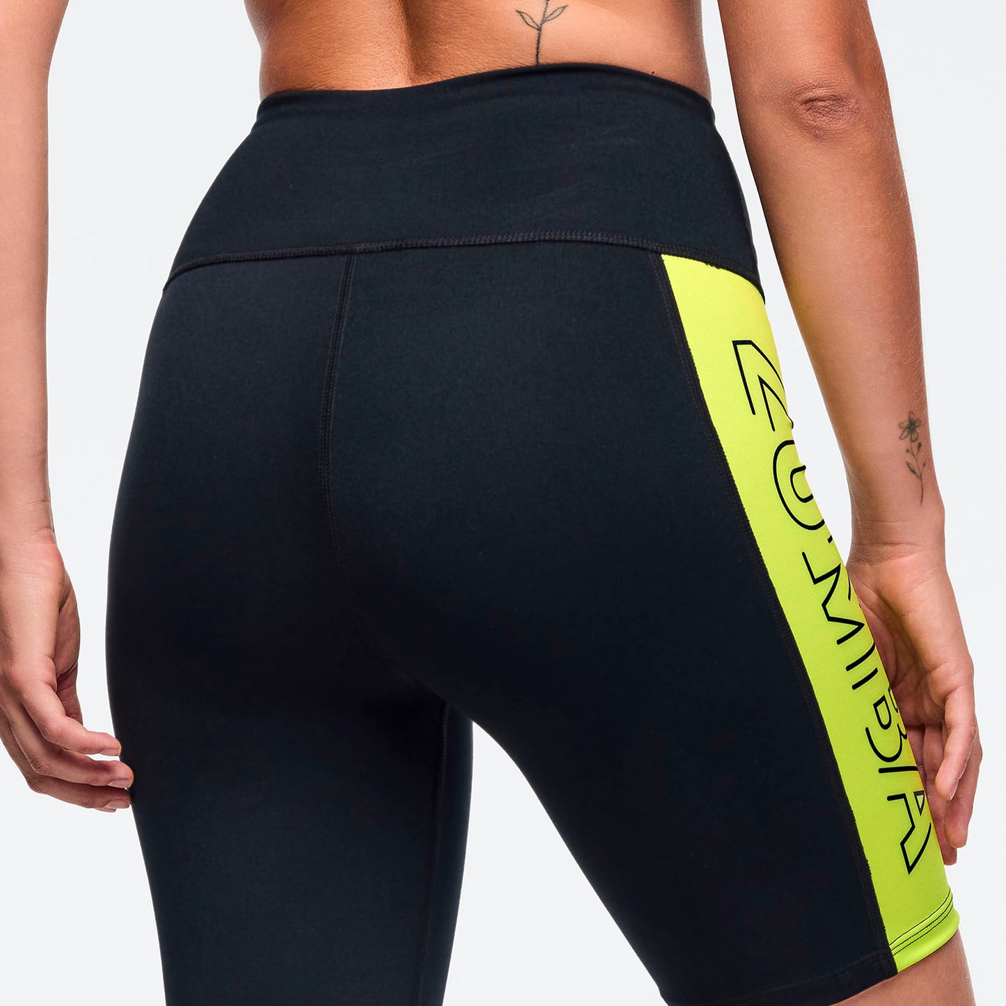 **LOW INVENTORY** Zumba® 25 High Waisted Biker Shorts