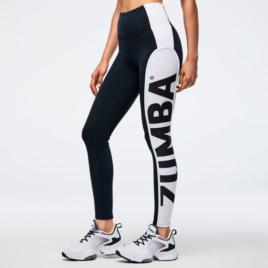 Zumba® Basic High Waisted Ankle Leggings With Inserts
