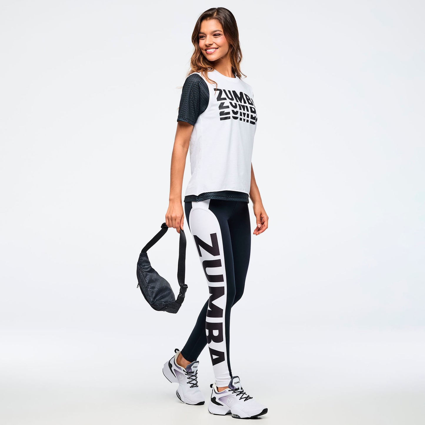 Zumba® Basic High Waisted Ankle Leggings With Inserts