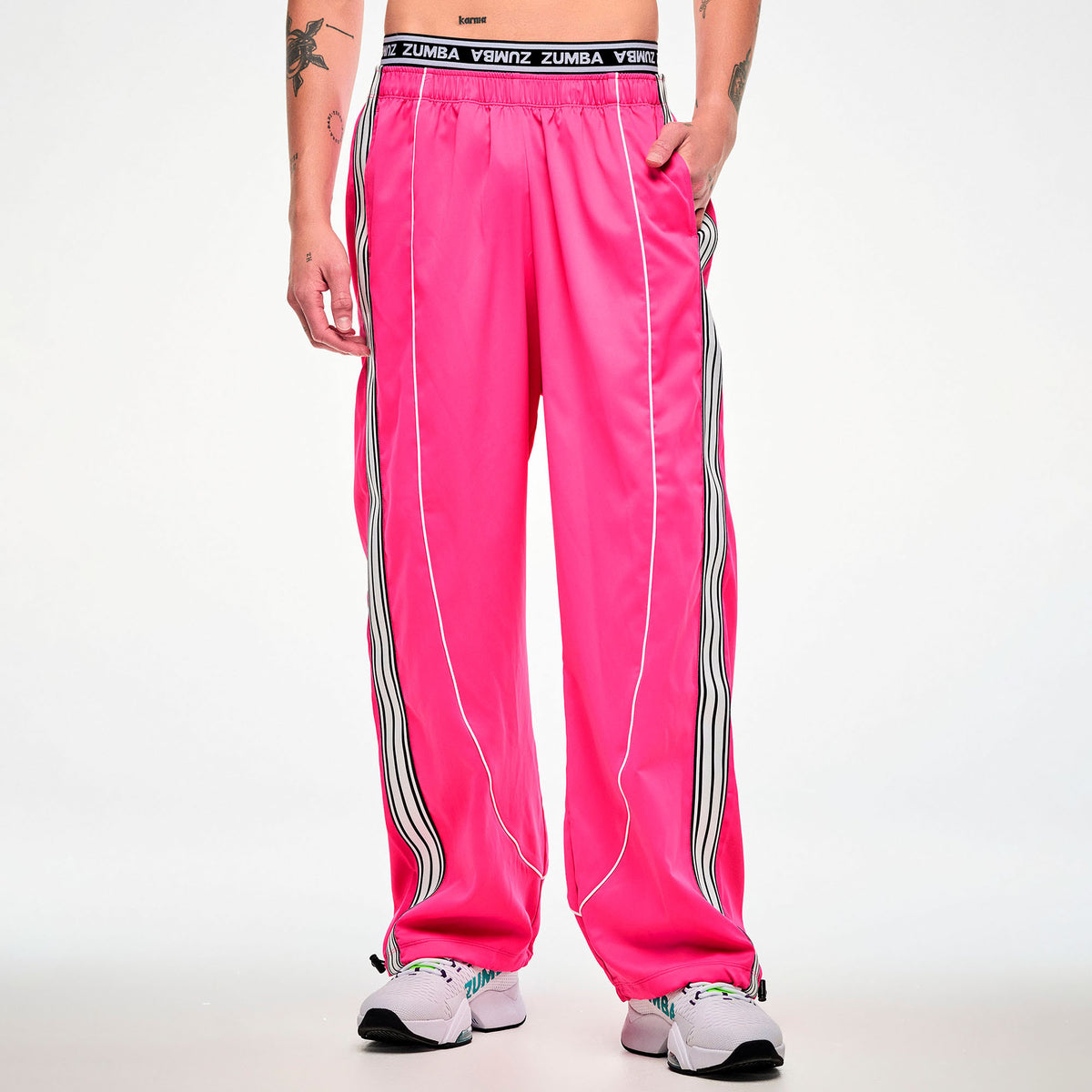Electric Feel Double Waisted Slouch Pants