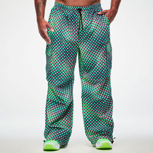 Electric Feel Woven Oversized Cargo Pants