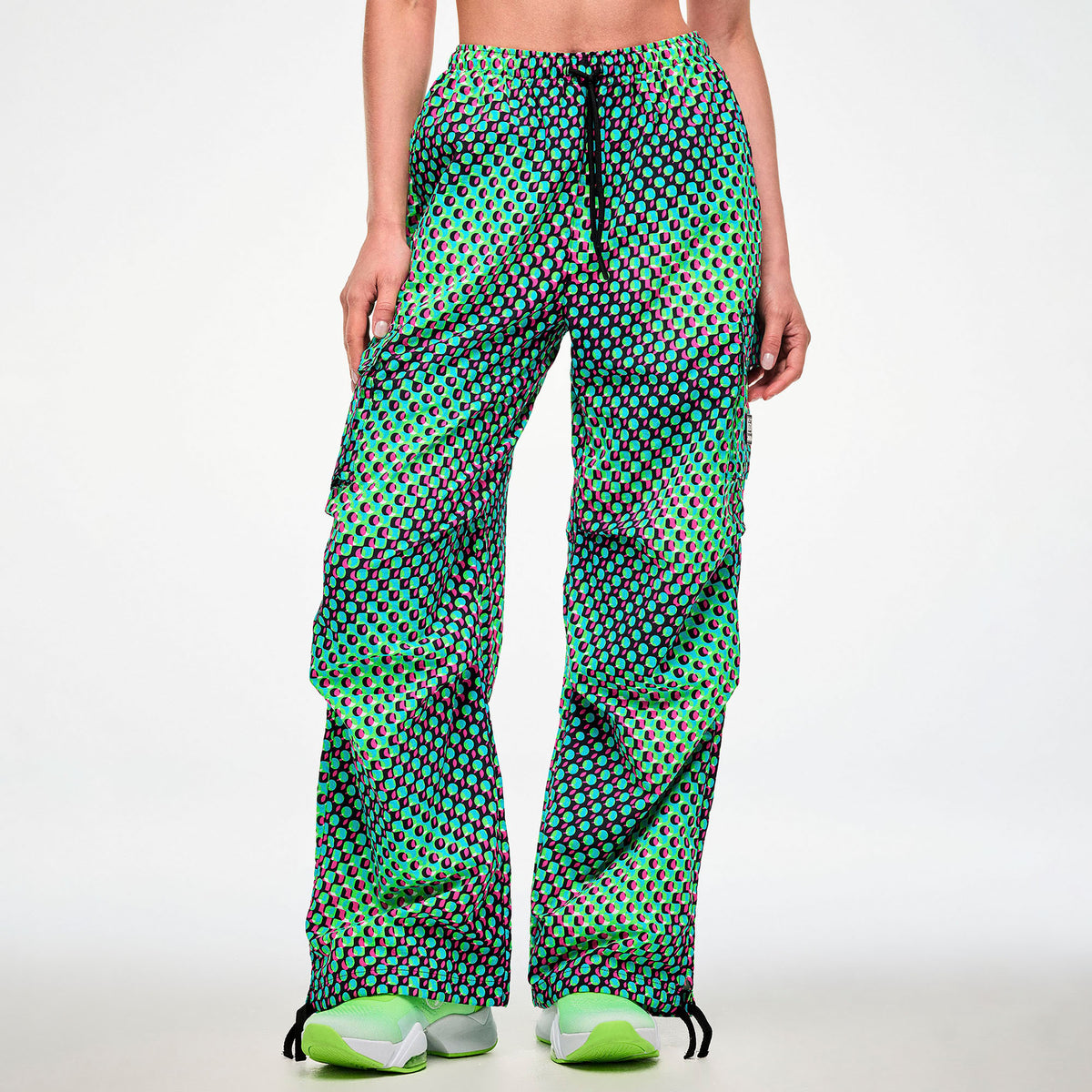 Electric Feel Woven Oversized Cargo Pants