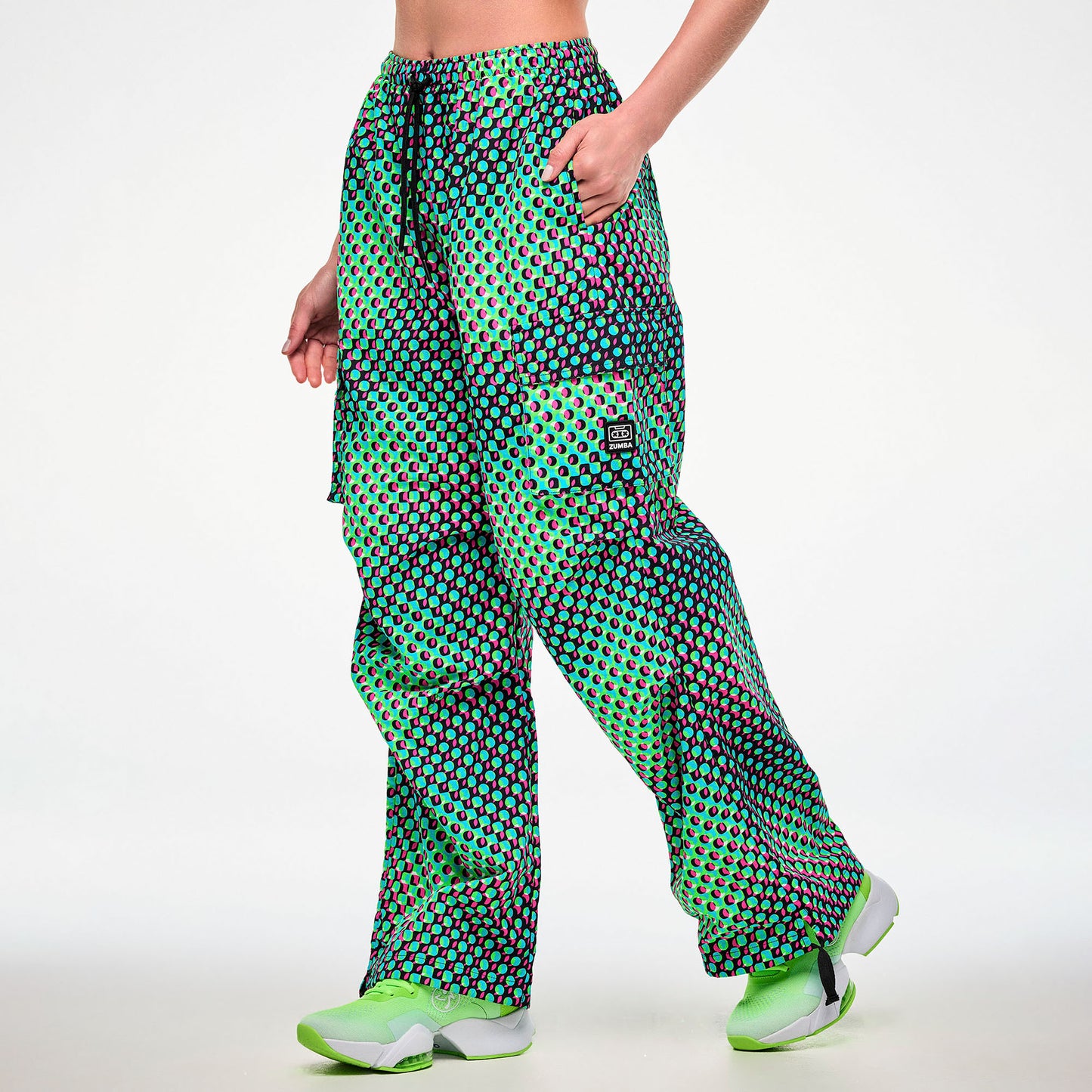 Electric Feel Woven Oversized Cargo Pants