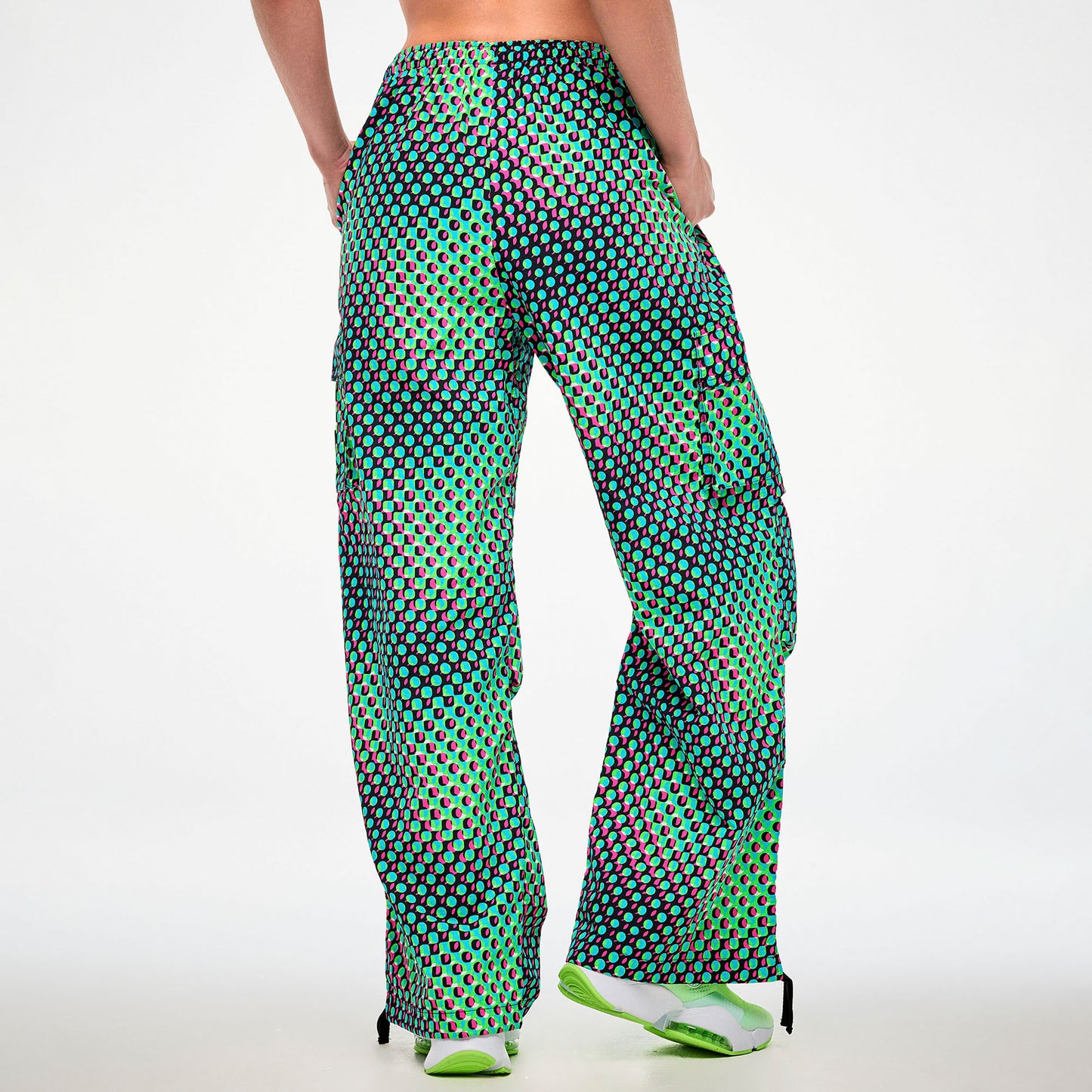 Electric Feel Woven Oversized Cargo Pants