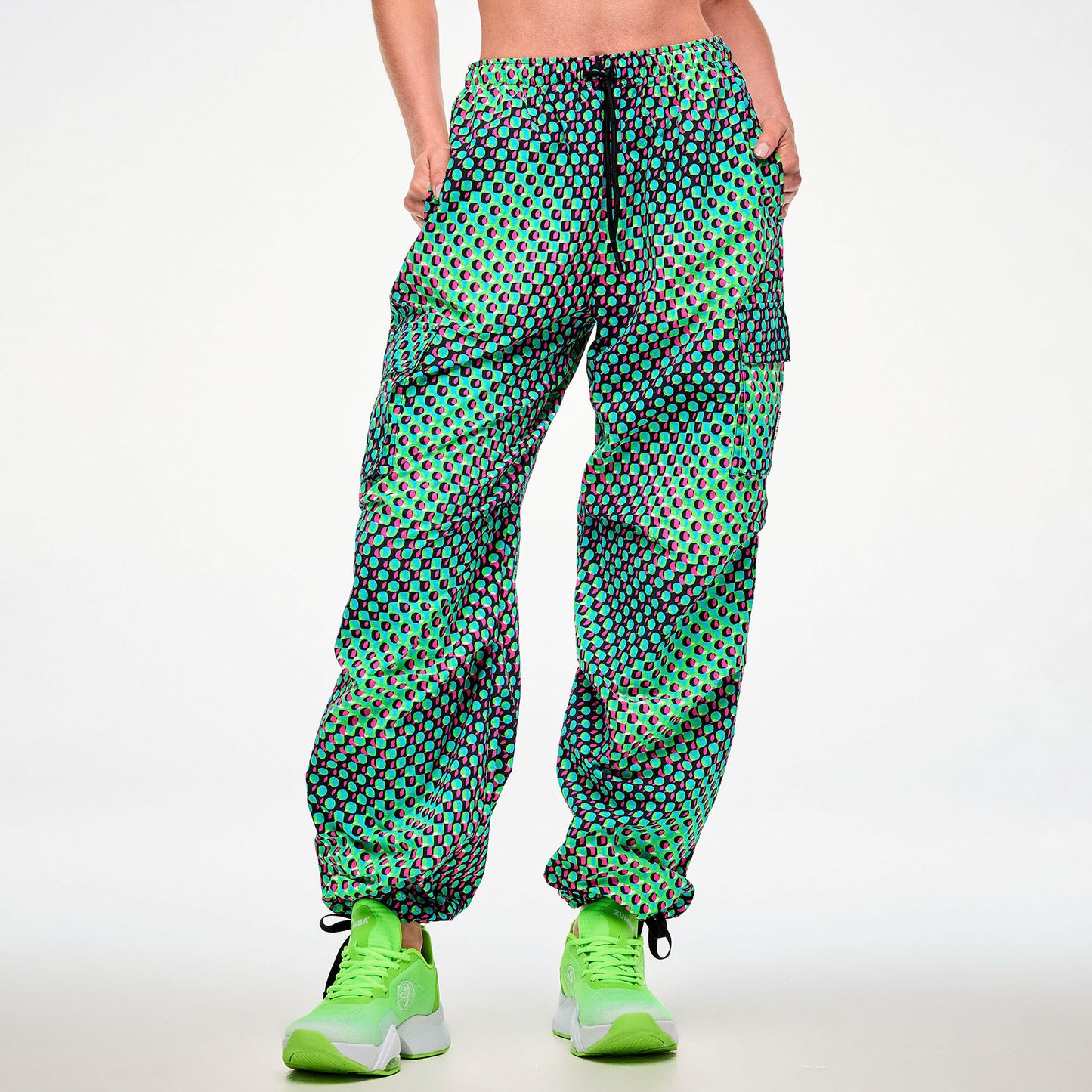 Electric Feel Woven Oversized Cargo Pants