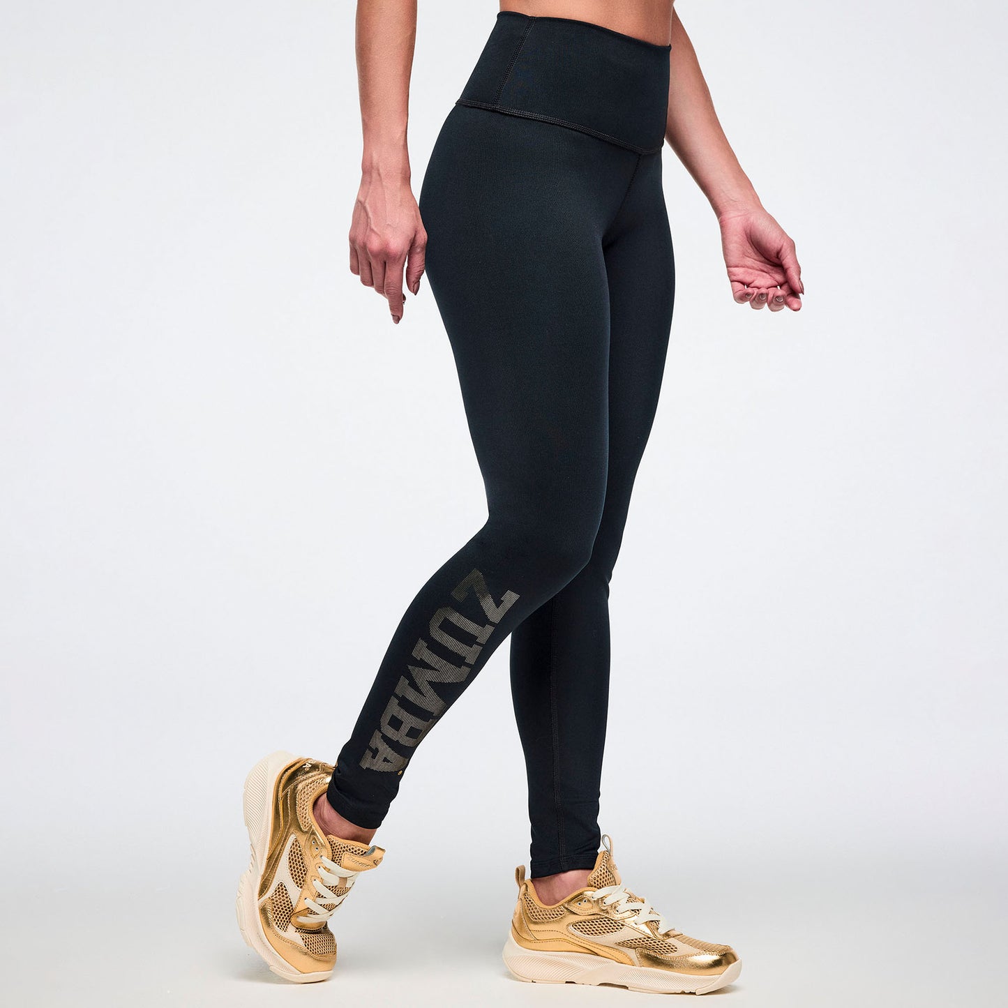 Worldwide High Waisted Ankle Legging - Black